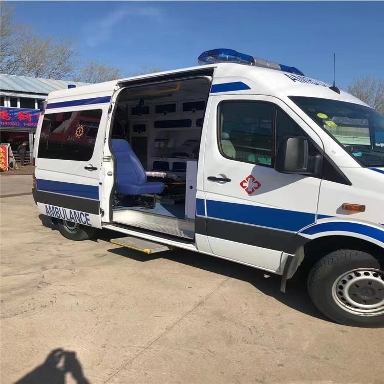 王五镇私人长途救护车出租转院回家